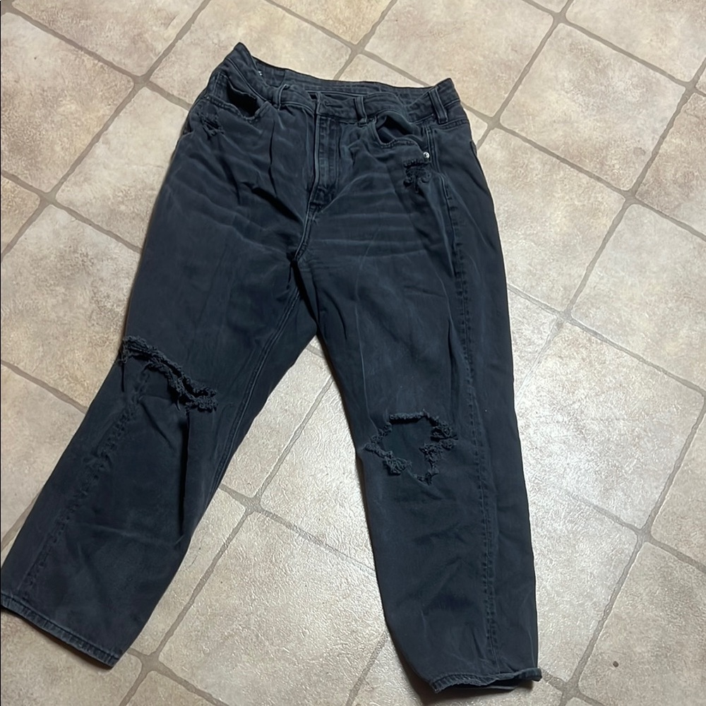 Women’s Black Distressed Jeans American eagle